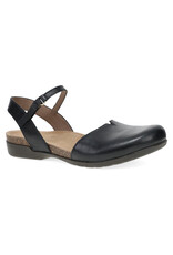 DANSKO WOMEN'S ROWAN BLACK WAXY BURNISHED