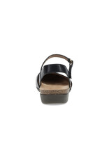 DANSKO WOMEN'S ROWAN BLACK WAXY BURNISHED