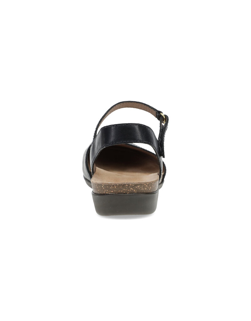 DANSKO WOMEN'S ROWAN BLACK WAXY BURNISHED