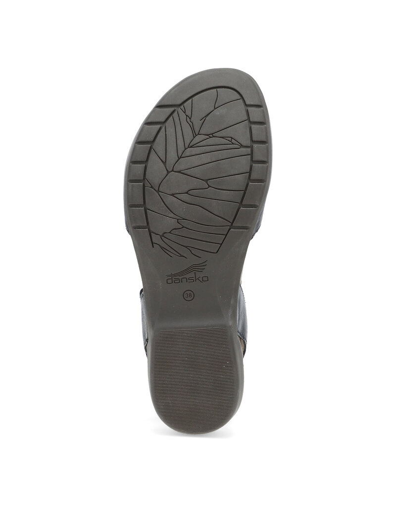 DANSKO WOMEN'S ROWAN BLACK WAXY BURNISHED