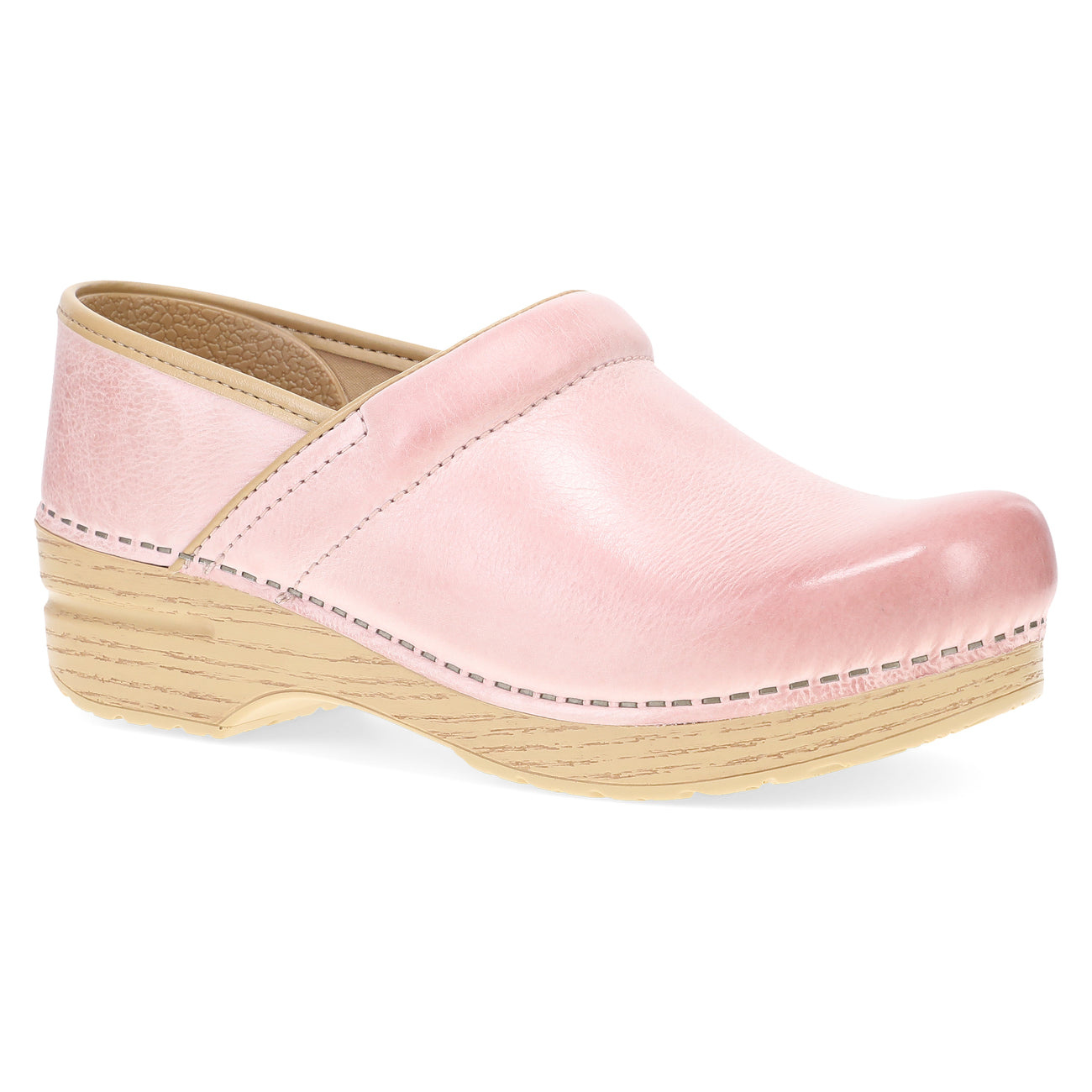 DANSKO WOMEN'S PROFESSIONAL PINK MILLED BURNISHED
