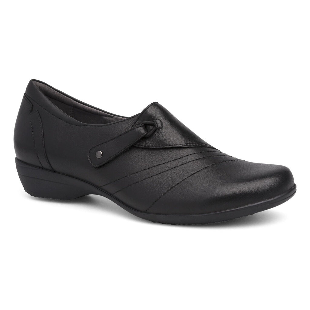 DANSKO WOMEN'S FRANNY WIDE BLACK MILLED NAPA