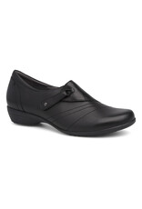 DANSKO WOMEN'S FRANNY WIDE BLACK MILLED NAPA