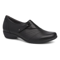 DANSKO WOMEN'S FRANNY WIDE BLACK LEATHER (SS25)