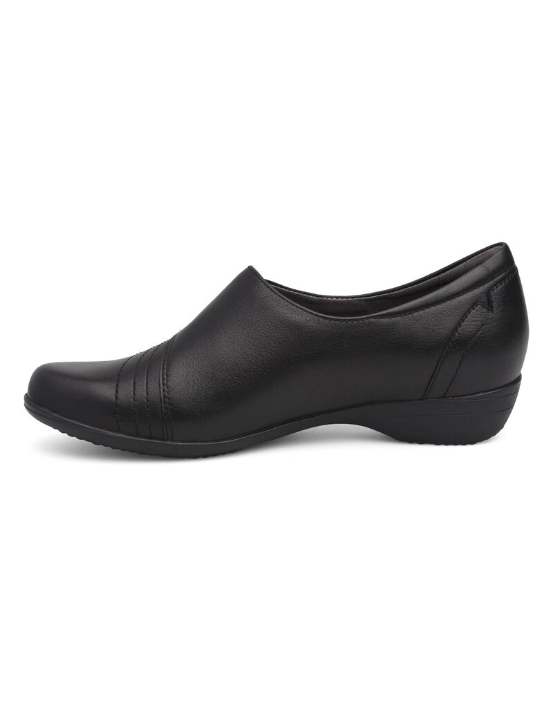 DANSKO WOMEN'S FRANNY WIDE BLACK LEATHER (SS25)