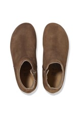 BIRKENSTOCK EBBA NATURAL LEATHER-DARK TEA