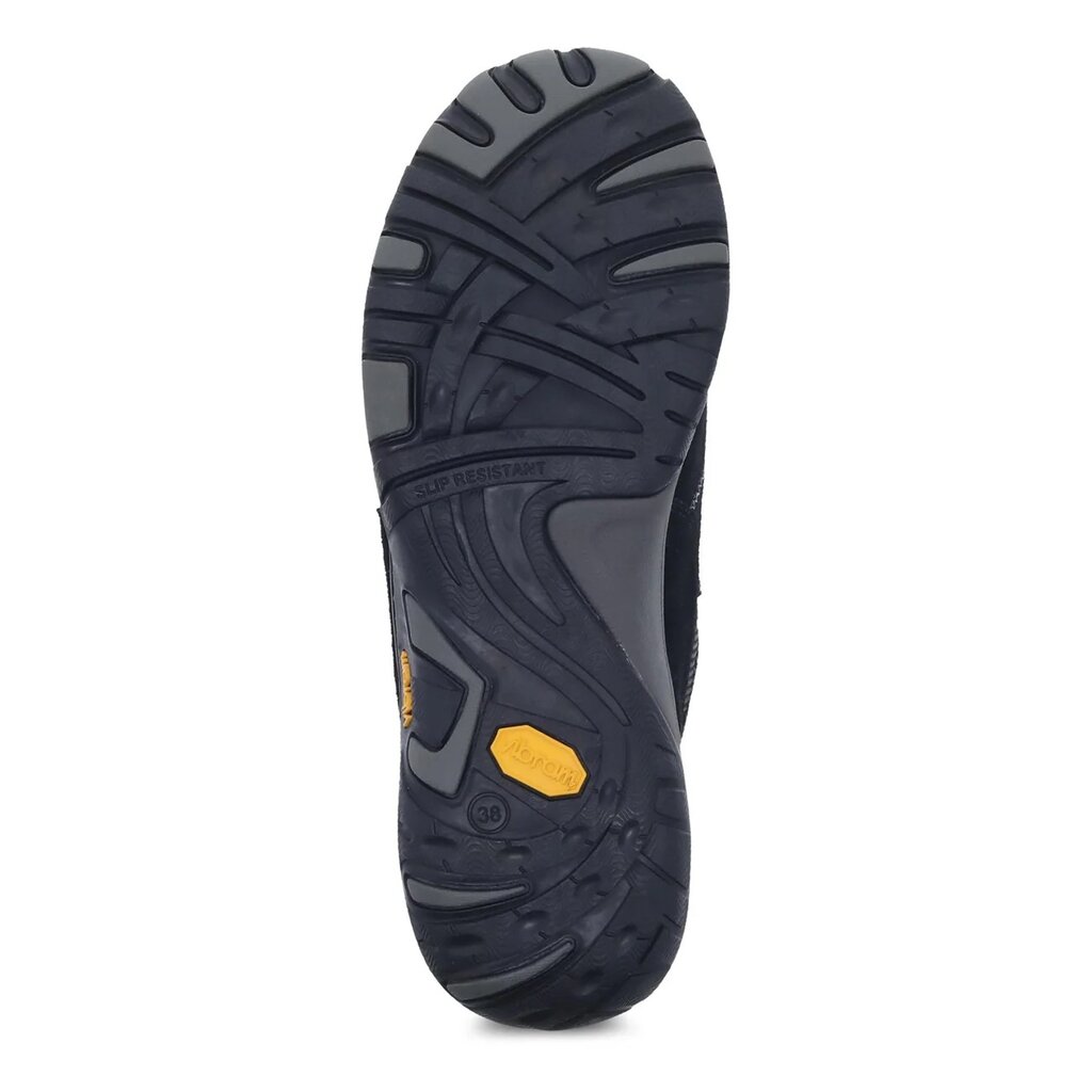 DANSKO WOMEN'S PAISLEY BLACK/BLACK SUEDE | BEND SHOE CO