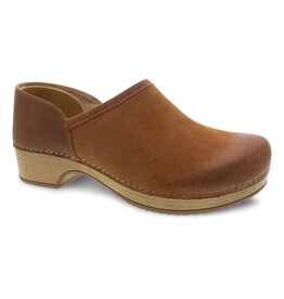 DANSKO WOMEN'S BRENNA TAN BURNISHED SUEDE