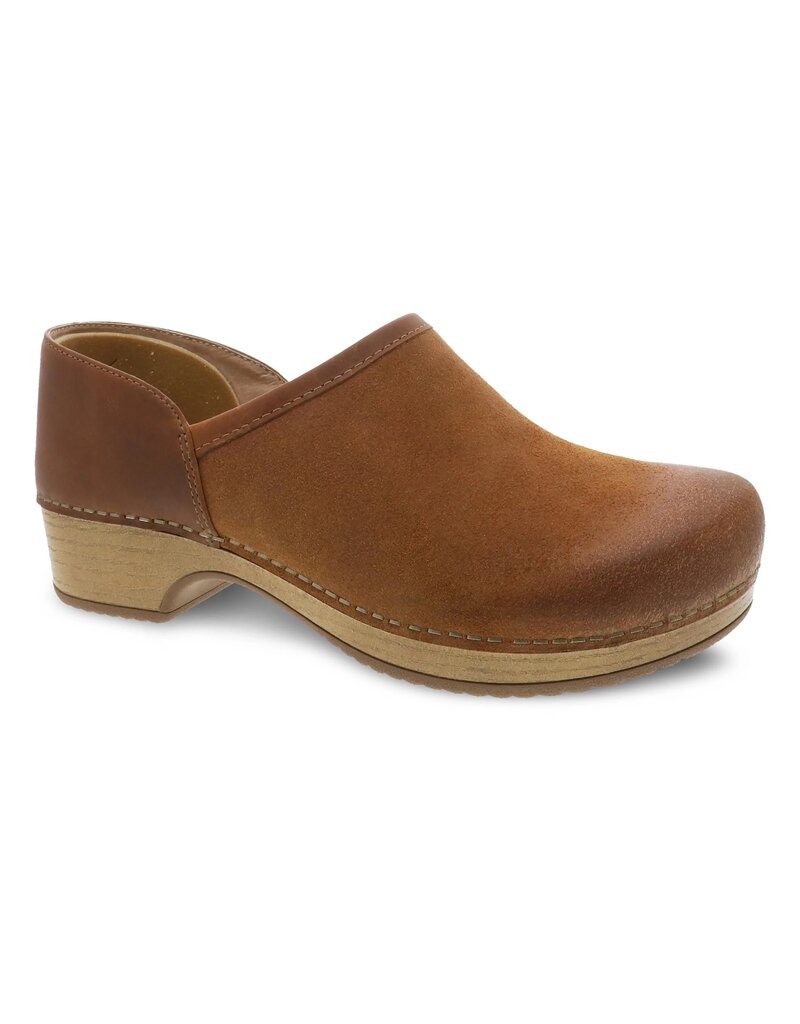 DANSKO WOMEN'S BRENNA TAN BURNISHED SUEDE