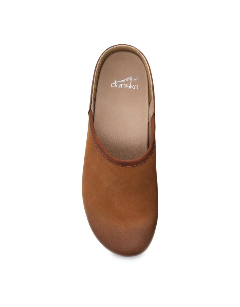 DANSKO WOMEN'S BRENNA TAN BURNISHED SUEDE