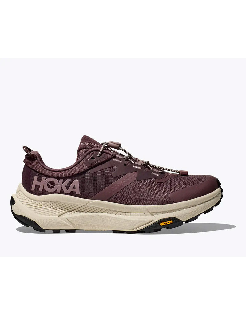 HOKA ONE ONE WOMEN'S TRANSPORT-SMOKY QUARTZ/OAT MILK