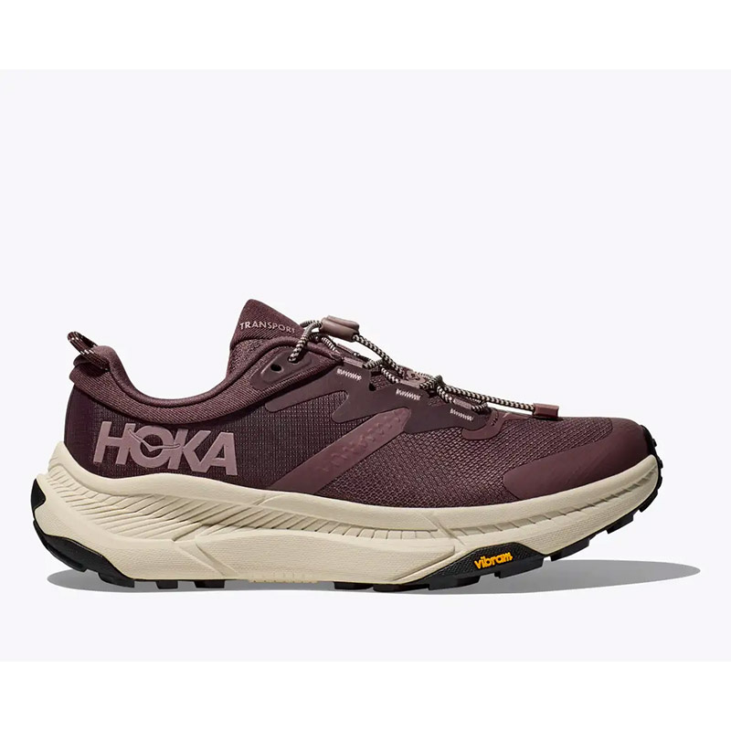 HOKA ONE ONE WOMEN'S TRANSPORT-SMOKY QUARTZ/OAT MILK