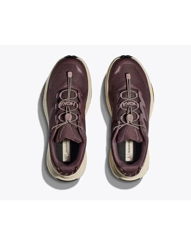 HOKA ONE ONE WOMEN'S TRANSPORT-SMOKY QUARTZ/OAT MILK