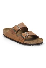 BIRKENSTOCK ARIZONA OILED LEATHER-COGNAC