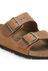 BIRKENSTOCK ARIZONA OILED LEATHER-COGNAC