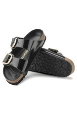 BIRKENSTOCK ARIZONA BIG BUCKLE NATURAL PATENT LEATHER-HIGH SHINE BLACK