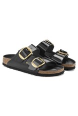 BIRKENSTOCK ARIZONA BIG BUCKLE NATURAL PATENT LEATHER-HIGH SHINE BLACK