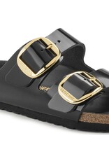 BIRKENSTOCK ARIZONA BIG BUCKLE NATURAL PATENT LEATHER-HIGH SHINE BLACK