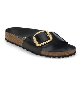 BIRKENSTOCK MADRID BIG BUCKLE NATURAL PATENT LEATHER-HIGH SHINE BLACK