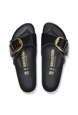 BIRKENSTOCK MADRID BIG BUCKLE NATURAL PATENT LEATHER-HIGH SHINE BLACK