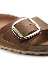 BIRKENSTOCK MADRID BIG BUCKLE OILED LEATHER-COGNAC