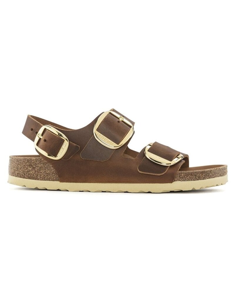 BIRKENSTOCK MILANO BIG BUCKLE COGNAC OILED LEATHER