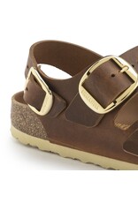 BIRKENSTOCK MILANO BIG BUCKLE COGNAC OILED LEATHER