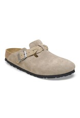 BIRKENSTOCK BOSTON BRAID SUEDE TAUPE