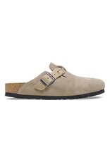 BIRKENSTOCK BOSTON BRAID SUEDE TAUPE