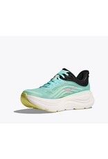 HOKA ONE ONE WOMEN'S BONDI 9-BLUE SPARK/MINT FLUORIDE