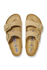 BIRKENSTOCK ARIZONA SOFT FOOTBED SANDCASTLE NUBUCK