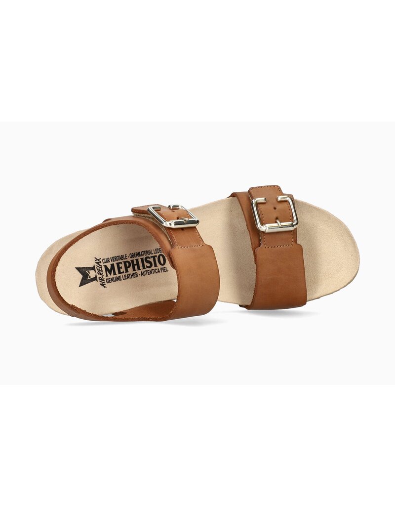 MEPHISTO WOMEN'S LISSANDRA SANDAL-CAMEL SCRATCH