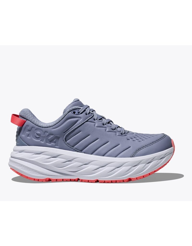 HOKA ONE ONE WOMEN'S BONDI SLIP-RESISTANT-MOONLIGHT/PALE DUSK