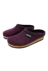 STEGMANN WOMEN'S ORIGINAL 108 WOOL CLOG-DARK MAGENTA