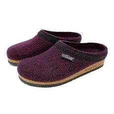 STEGMANN WOMEN'S ORIGINAL 108 WOOL CLOG-DARK MAGENTA