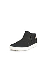 ECCO WOMEN'S SOFT 7 SIDE ZIP BOOTIE-BLACK
