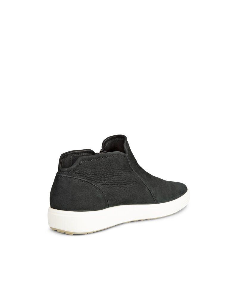 ECCO WOMEN'S SOFT 7 SIDE ZIP BOOTIE-BLACK