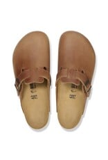 BIRKENSTOCK BOSTON OILED LEATHER-COGNAC