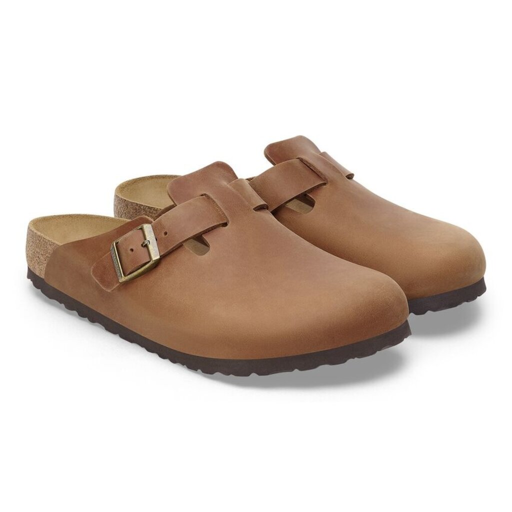BIRKENSTOCK BOSTON OILED LEATHER-COGNAC | BEND SHOE CO