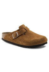 BIRKENSTOCK BOSTON SOFT FOOTBED SUEDE LEATHER-MINK