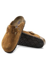 BIRKENSTOCK BOSTON SOFT FOOTBED SUEDE LEATHER-MINK