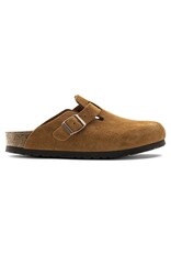 BIRKENSTOCK BOSTON SOFT FOOTBED SUEDE LEATHER-MINK