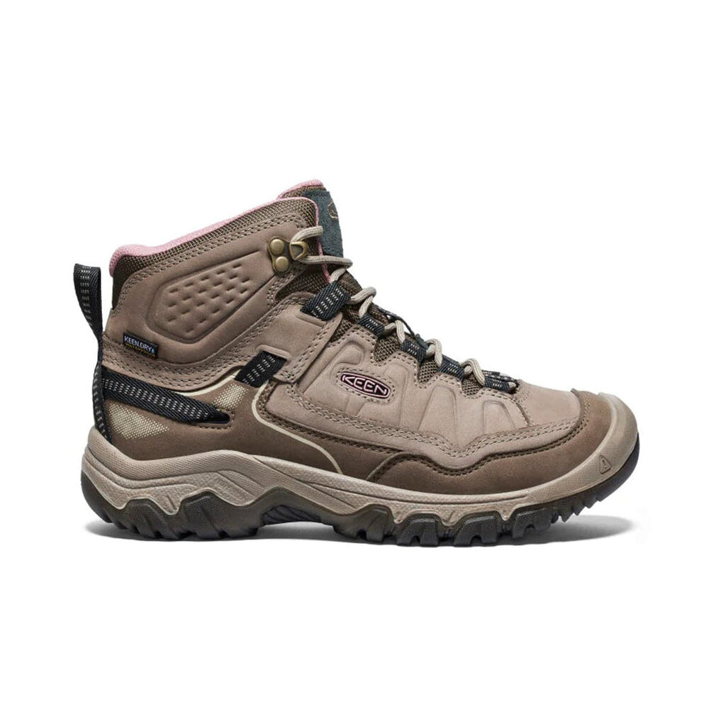 KEEN WOMEN'S TARGHEE IV MID WP-BRINDLE/NOSTALGIA ROSE