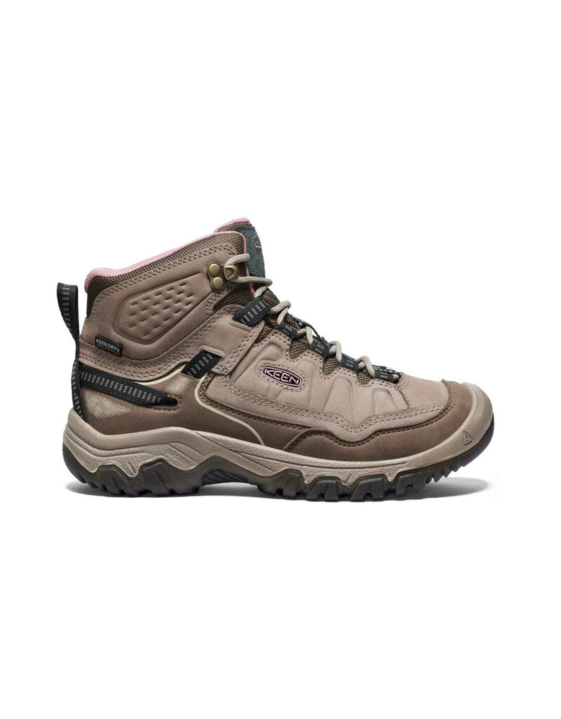 KEEN WOMEN'S TARGHEE IV MID WP-BRINDLE/NOSTALGIA ROSE