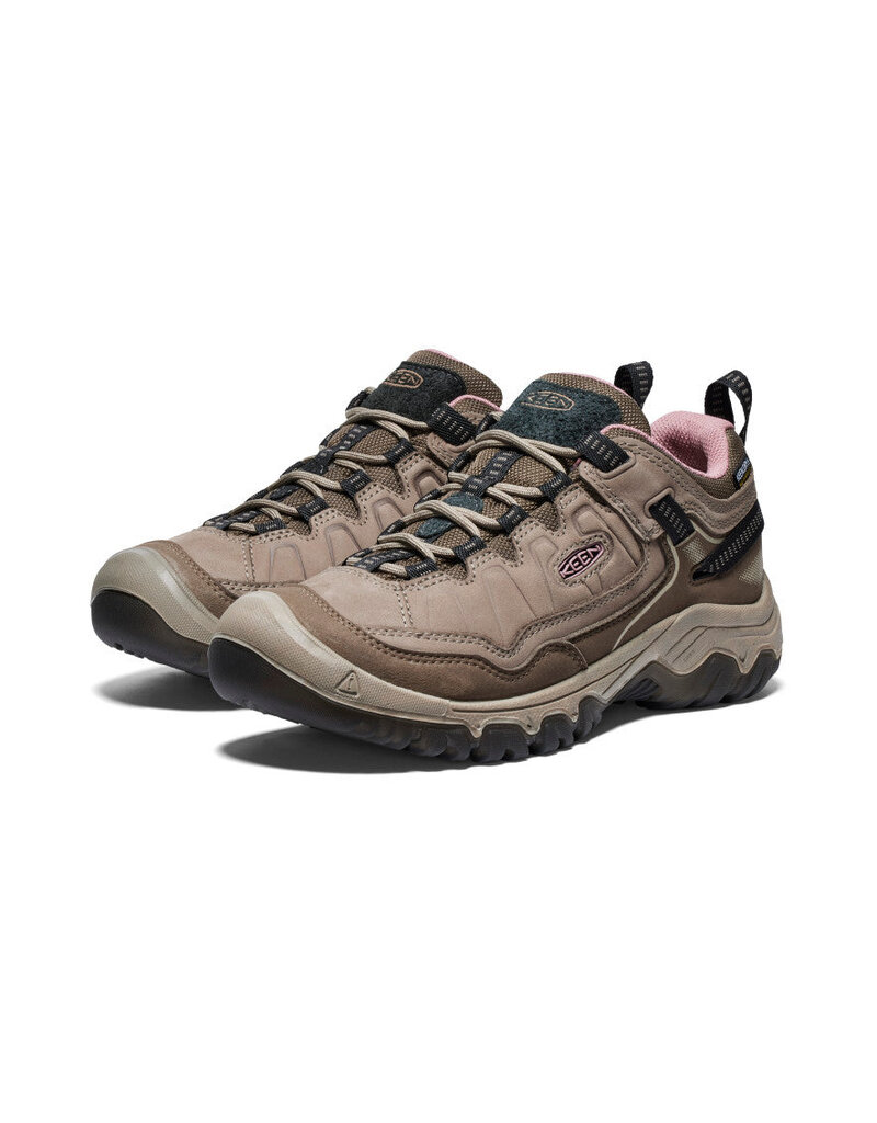 KEEN WOMEN'S TARGHEE IV LOW WP-BRINDLE/NOSTALGIA ROSE
