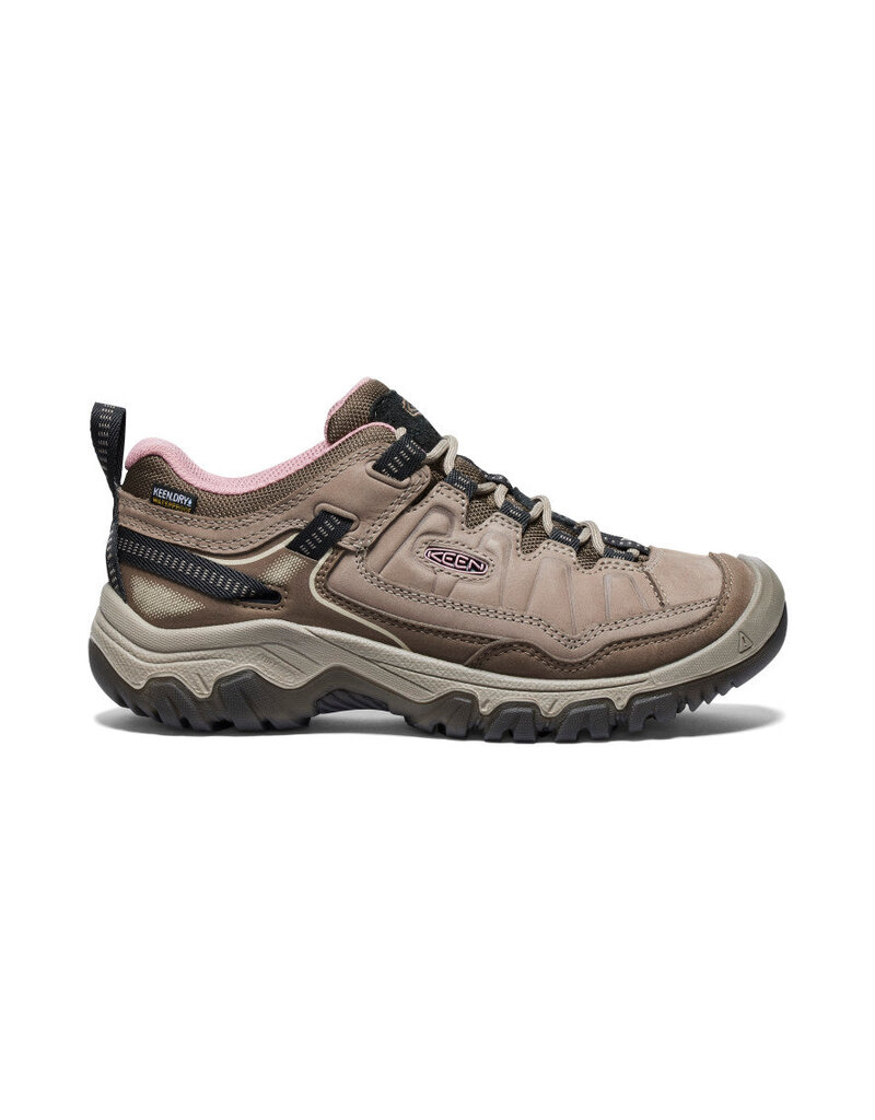 KEEN WOMEN'S TARGHEE IV LOW WP-BRINDLE/NOSTALGIA ROSE