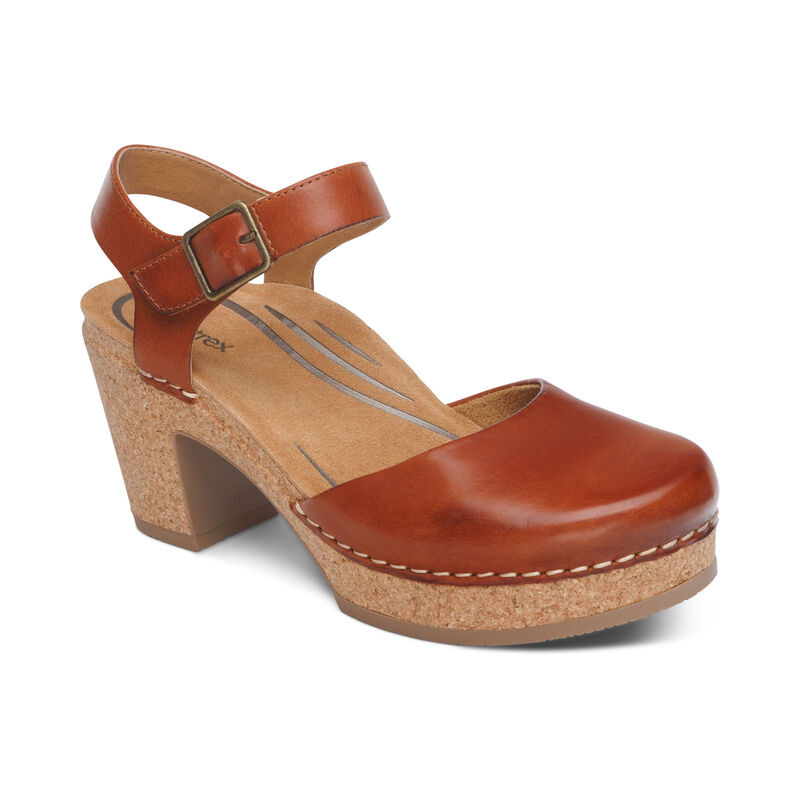 AETREX WOMEN'S FINLEY-COGNAC