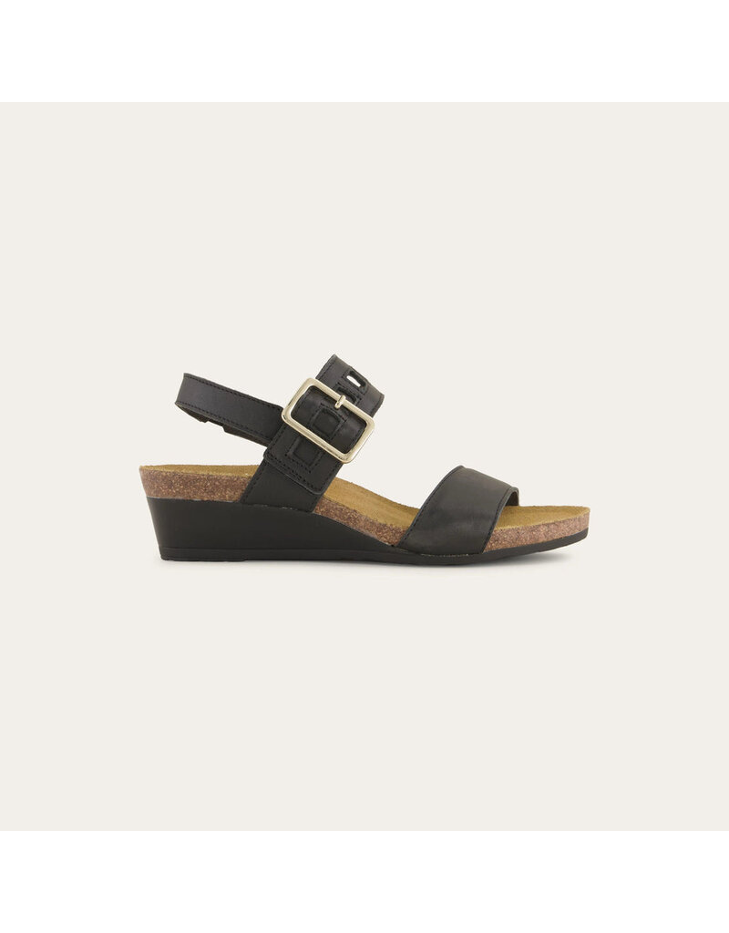 NAOT WOMEN'S DYNASTY LEATHER-JET BLACK