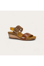 NAOT WOMEN'S DYNASTY-MAPLE BROWN/RADIANT GOLD