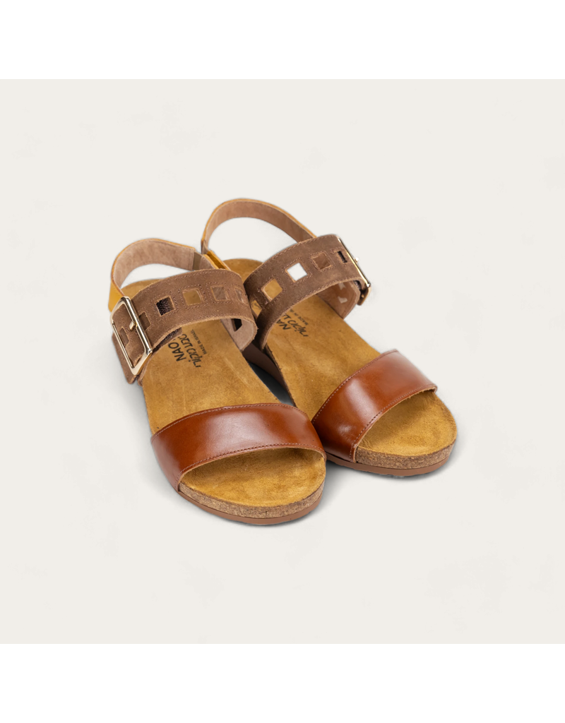 NAOT WOMEN'S DYNASTY-MAPLE BROWN/RADIANT GOLD